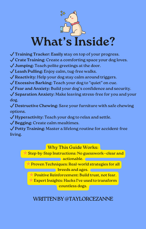 Adult Dog Training Guide